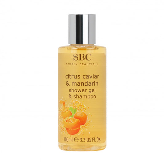 Citrusový Energizující Sprchový Gel a Šampon, Kaviár & Mandarinka, 100 ml | -80% Akce na Šperky