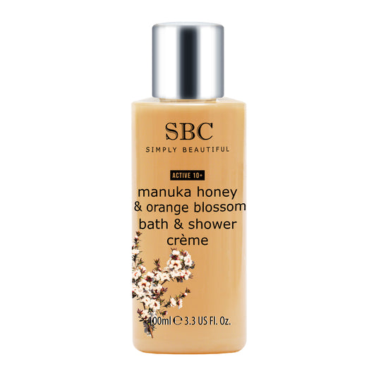 Hydratační Sprchový Krém, Manukový Med & Pomerančový Květ, 100 ml | -80% Akce na Šperky