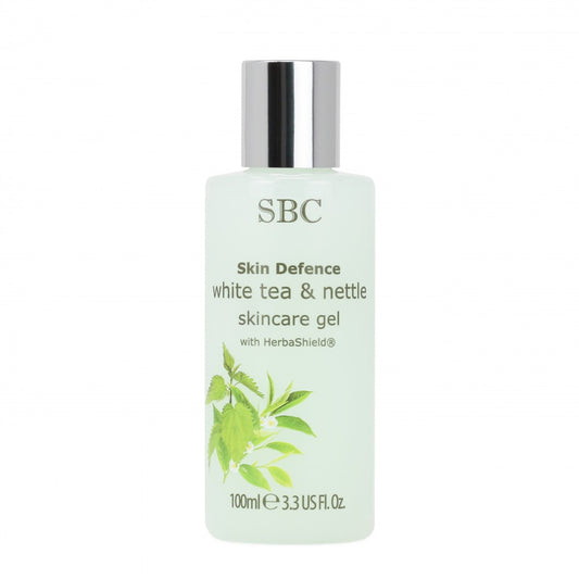 Osvěžující Hydratační Gel pro Péči o pokožku Skin Defence, Bílý čaj & Kopřiva, 100 ml | -80% Akce na Šperky