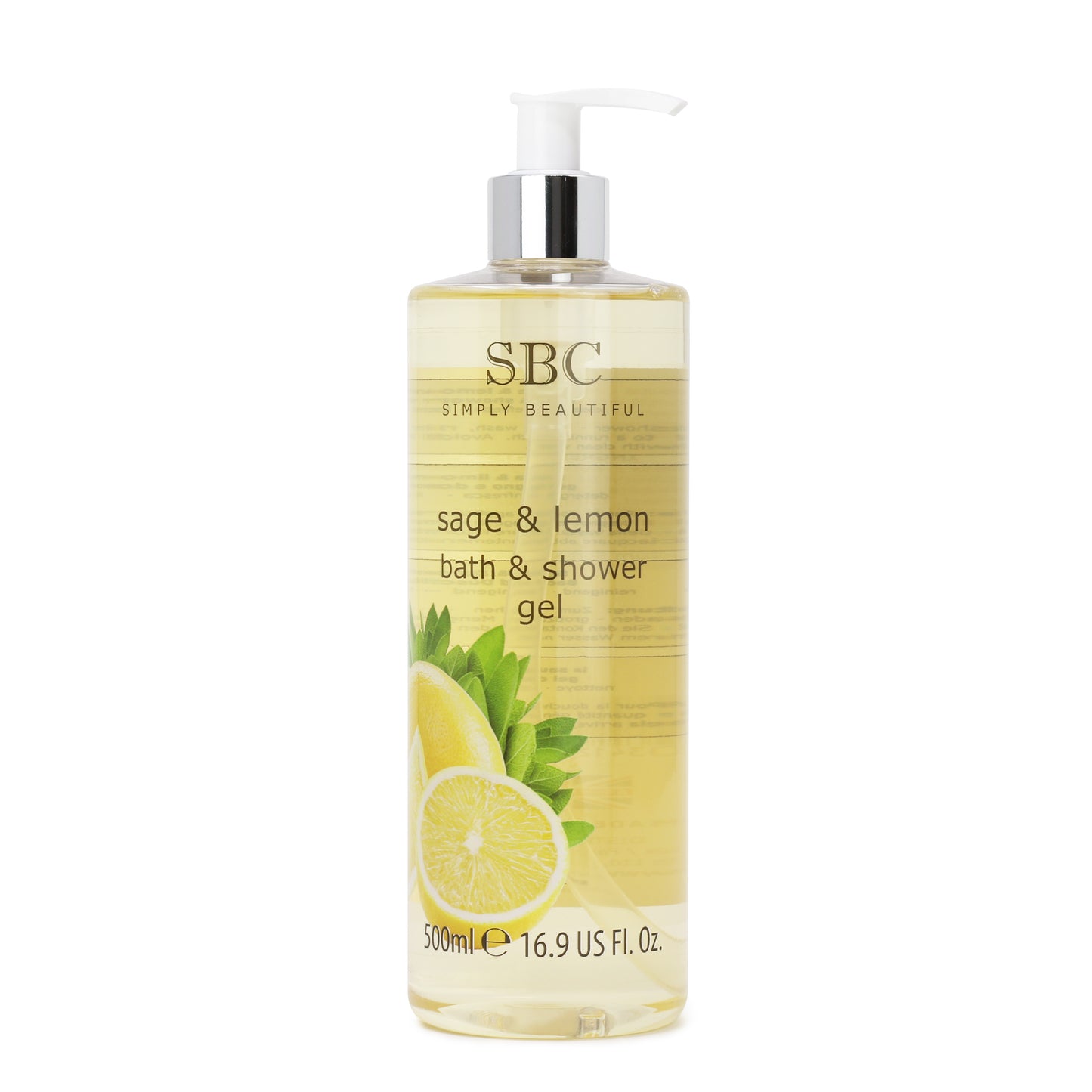 SBC Skincare Sage & Lemon Bath & Shower Gel 500ml | -80% Akce na Šperky