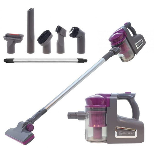 Bezdrátový vysavač 3 v 1, v šedo-fialové barvě