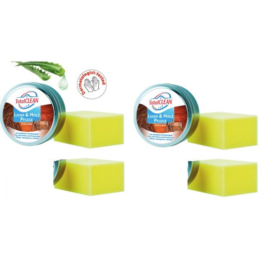 TotalClean 2 x péče o kůži a nábytek 250 ml