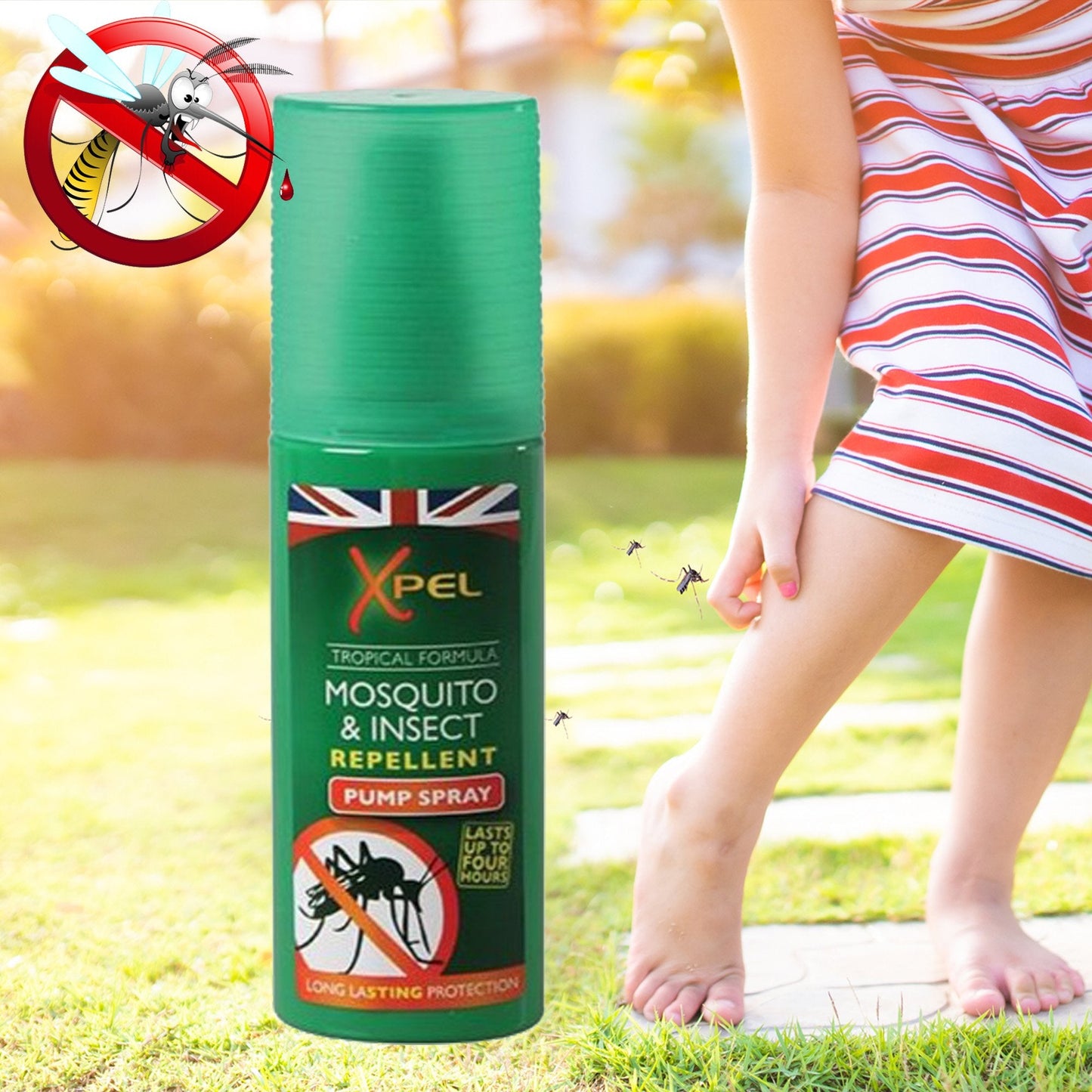 Ultra-dlouho účinkující, komáry a hmyz odpuzující spray pro dospělé - 120ml