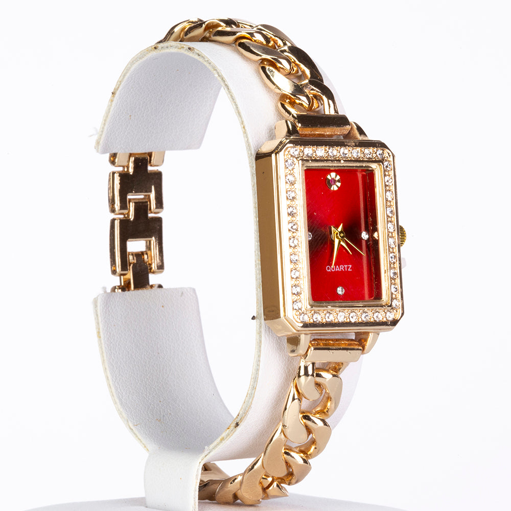 Pozlacená slitina - s Rubínem - Karátové číslo: 0.01. 1 