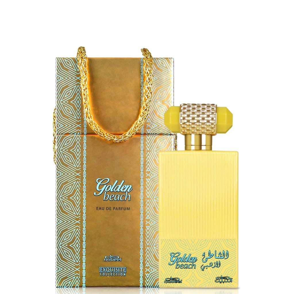 100 ml Eau De Parfum Golden Beach Břečťanová-Vanilková Vůně pro Muže a Ženy | -80% Akce na Šperky