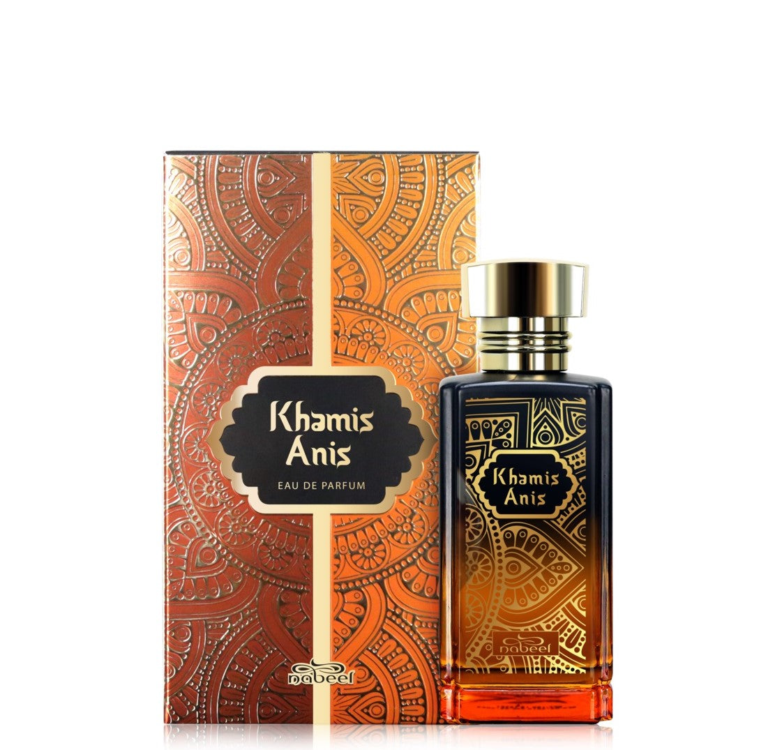 100 ml Eau de Parfume Khamis Anýzová Orientální Ovocná Vůně pro Muže a Ženy | -80% Akce na Šperky