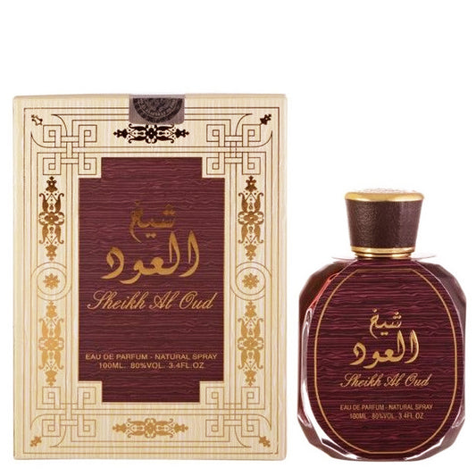 100 ml Eau de Perfume Sheikh Al Oud Kořeněná Dřevitá vůně pro Muže | -80% Akce na Šperky