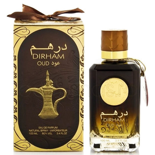 100 ml Eau de Perfume Dirham Oud Dřevitá Oudová vůně pro Muže a Ženy | -80% Akce na Šperky