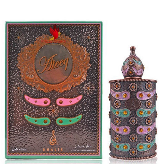 18 ml Parfémový olej Ateeq Spicy Kořeněná Pižmová a Břečťanová vůně pro Ženy | -80% Akce na Šperky