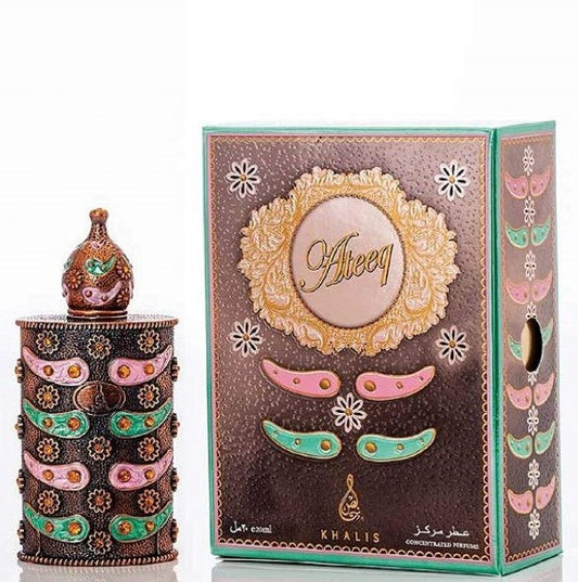 18 ml Parfémový olej Ateeq Spicy Kořeněná Pižmová a Břečťanová vůně pro Ženy | -80% Akce na Šperky