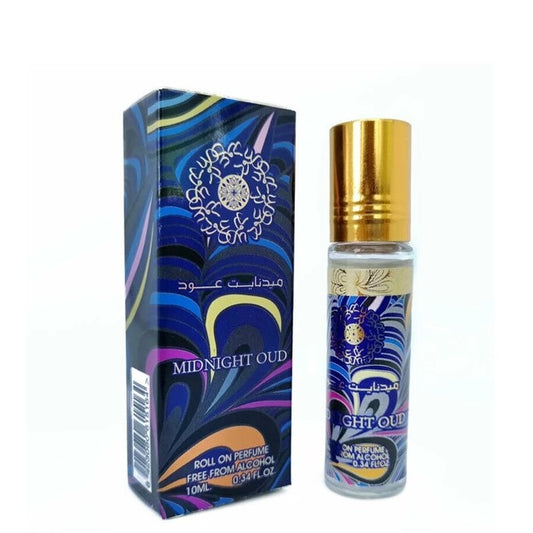 10 ml Parfémový Olej Midnight Oud Dřevitá Kořeněná Orientální Vůně pro Muže | -80% Akce na Šperky