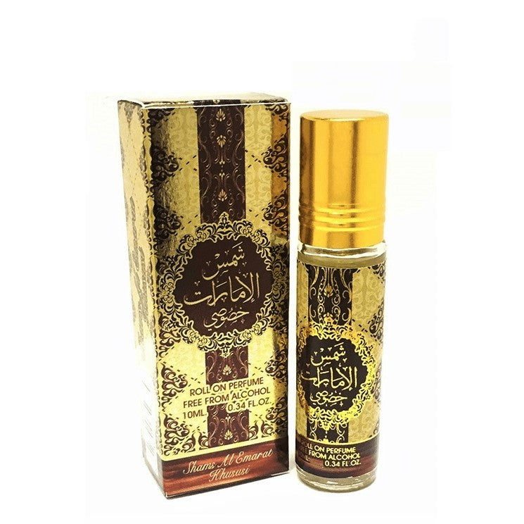 10 ml Parfémový Olej Shams Emarat Kořeněná Květinová Vanilková Vůně pro Ženy | -80% Akce na Šperky