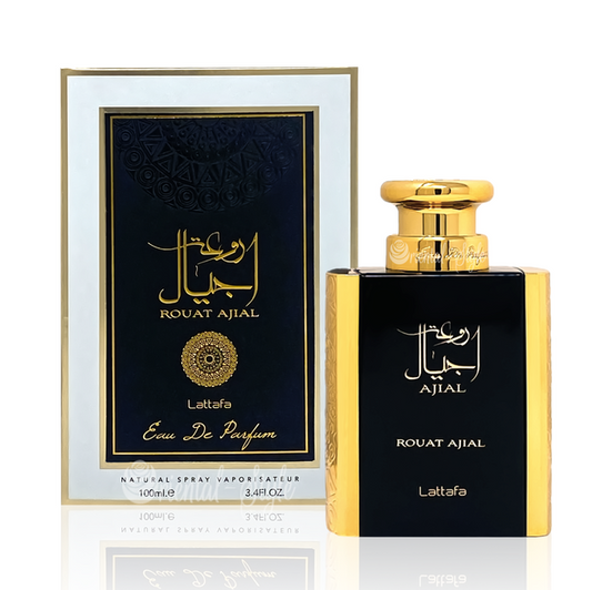 100ml Eau de ParfumAl Ajial Sweet Spicy and Woody Fragrance For Men (Top: Lavender, Bergamot, Vanilla, Elemi / Middle: Jasmine, Nutmeg, Spices, Ylang-ylang, Pepper / Base: Cedar, Patchouli, Amber, Sandalwood) | -80% Akce na Šperky