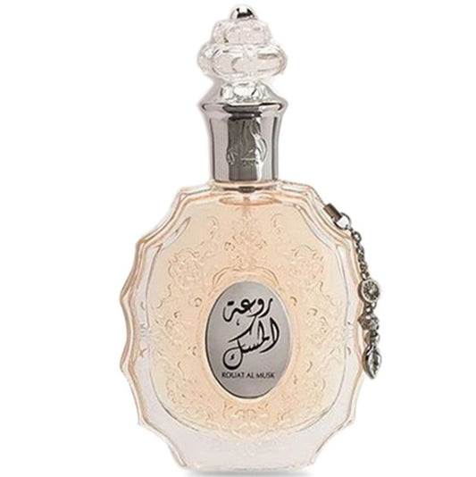 100ml Eau de Parfum Al Rout Al Musk Oriental Powedery Fruity and Vanilla Fragrance For Women (Top: Currants, Narcissus, Blackberry, Clover, Green Tea, Tuberose, Iris, Quince, Powdery Notes, White Musk, Sandalwood, White Cedar, Vanilla.) | -80% Akce na Šperky