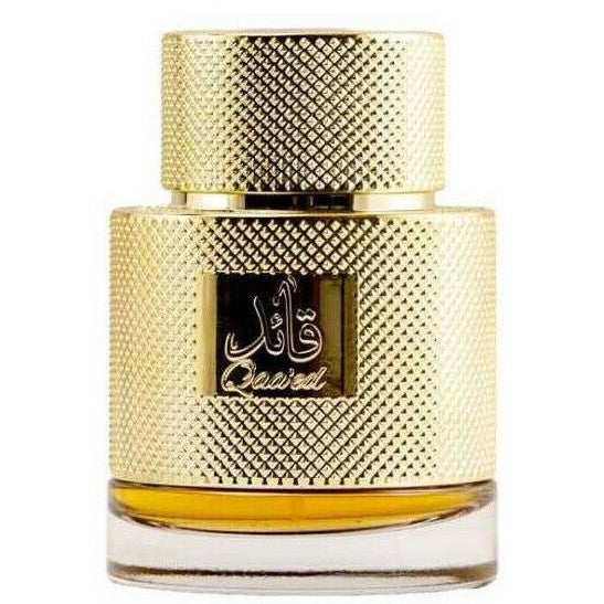 35ml Eau de Perfume Qaeed Spicy Leather Oriental Fragrance For Men (Top: are Cardamom, Cinnamon and Bergamot; / Middle: are Saffron, Sandalwood, Cedar and Carnation. / Base: are Vanilla, Agarwood (Oud), Leather and Amber.) | -80% Akce na Šperky