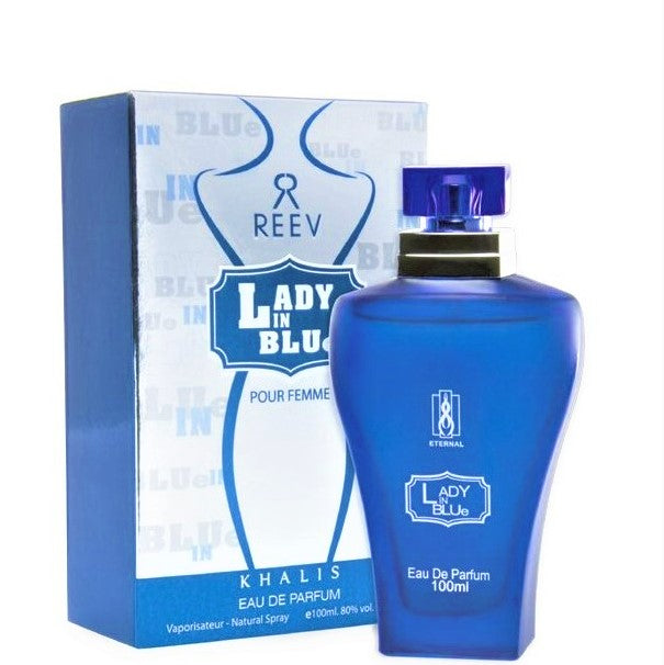 100 ml Eau de Parfum Lady in Blue ovocná jantarová Vůně pro ženy | -80% Akce na Šperky