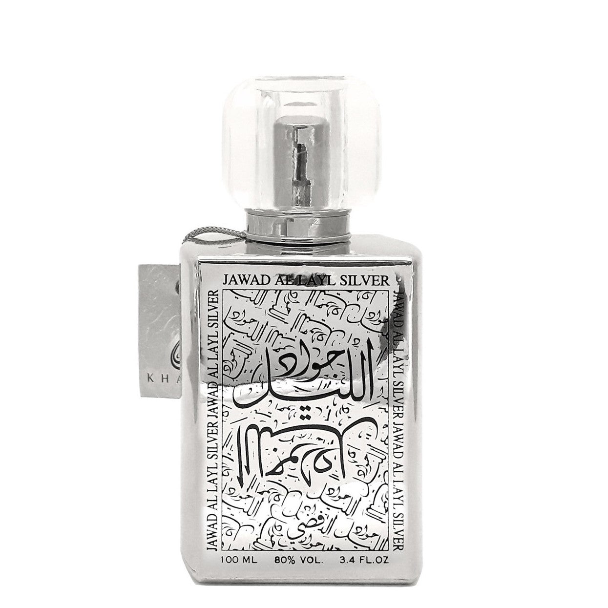 100 ml Eau de Parfum Jawad Al Layl Silver pižmová ovocná vůně pro muže a ženy | -80% Akce na Šperky