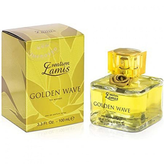 96 ml Eau de Perfume GOLDEN WAVE Ovocná Květinová Vůně pro Ženy | -80% Akce na Šperky