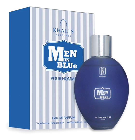 100 ml Eau de Perfume Men In Blue Jantarová Cedrová Vůně pro Muže | -80% Akce na Šperky