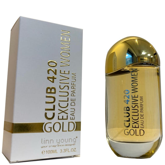 100 ml Eau de Perfume KLUB 420 GOLD -  Orientální vanilková vůně pro ženy, s 10% obsahem esenciálních olejů