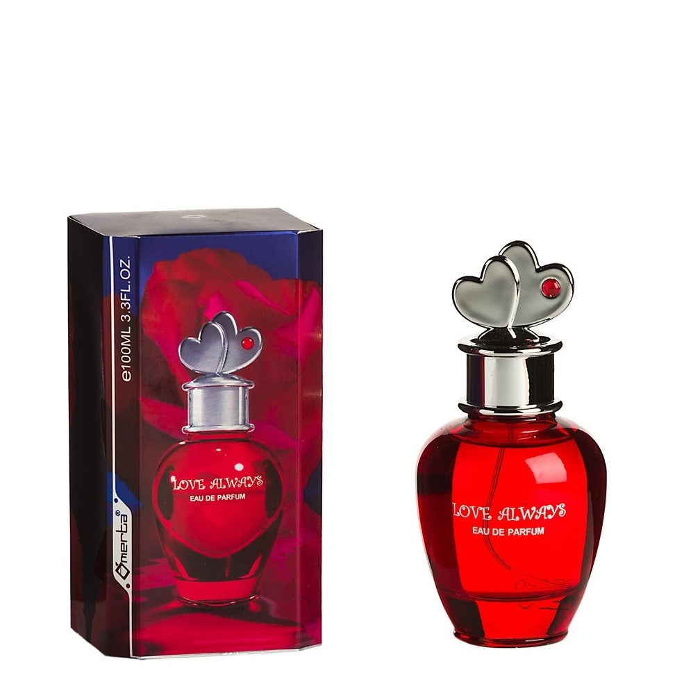 100 ml Eau de Parfume "LOVE ALWAYS" Ovocná Květinová vůně pro Ženy, s 6% obsahem esenciálních olejů