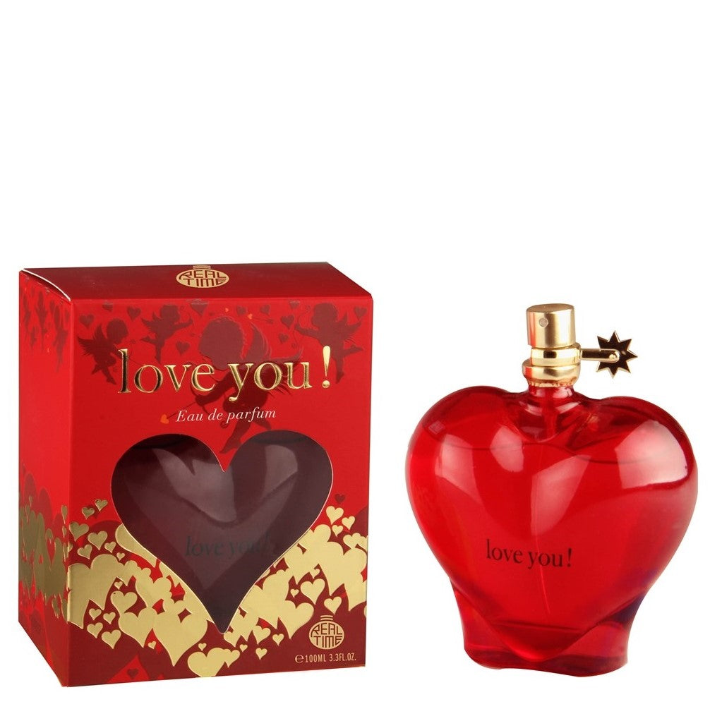 100 ml Eau de Parfume "LOVE YOU RED" Ovocná Pižmová Květinová Vůně pro Ženy, s 3% obsahem esenciálních olejů