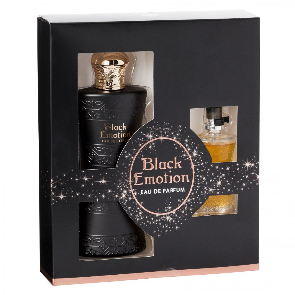 100 ml + 15 ml Eau de Perfume "BLACK EMOTION" Orientální - Vanilková Vůně pro Ženy