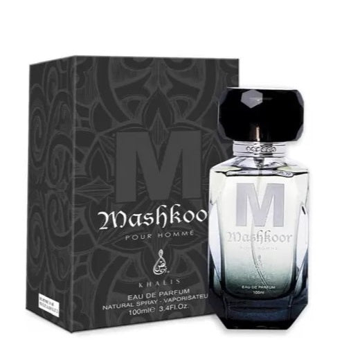 100 ml Eau de Perfume MASHKOOR Kořeněná Dřevitá Kožená Vůně pro Muže 3 