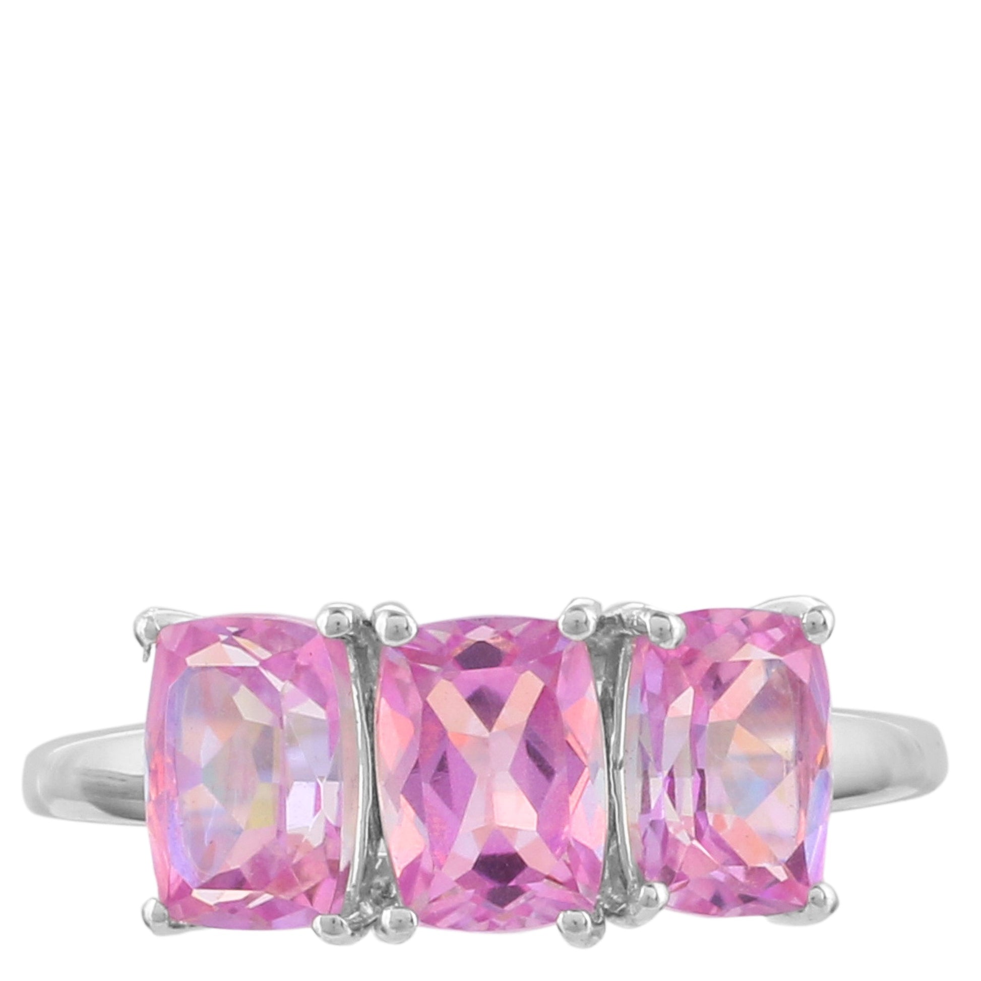 Stříbrný Prsten s Růžovým Křemenem | -80% Akce na Šperky
