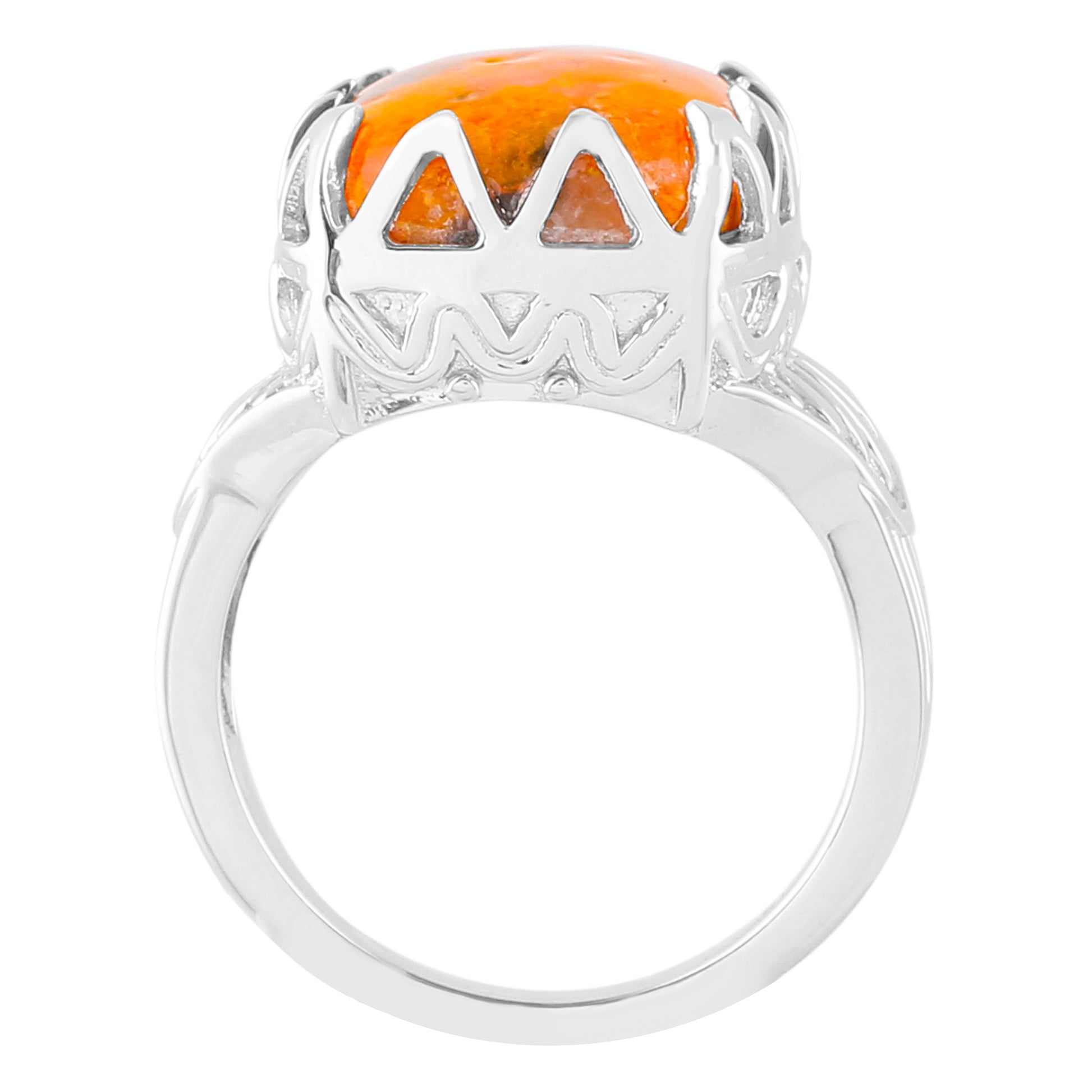 Stříbrný Prsten s Bumble Bee Jaspisem | -80% Akce na Šperky