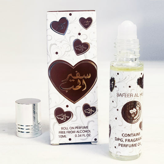 10 ml Parfémový Olej Safeer Al Hub Vanilková a Jasmínová Vůně pro Ženy | -80% Akce na Šperky