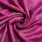 Šála-šátek ze 100% Pravého Pashmina Kašmíru, 70 cm x 170 cm, Lesklá fuchsiová růžová, Motýlí vzor | -80% Akce na Šperky
