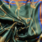 Šála-šátek ze 100% Pravého Hedvábí, 90 cm x 180 cm, Zelená se zlatým řetězem | -80% Akce na Šperky
