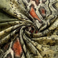 Zelená Šála-šátek s Hadím vzorem, 90 cm x 190 cm | -80% Akce na Šperky