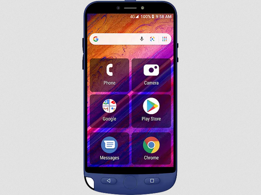 Blaupunkt Guardian Ergonomický Chytrý Telefon Nezávislý na SIM kartě s Funkcí Tísňového Volání