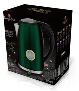 Berlinger Haus 1,7 l Elektrická, Rychlovarná Konvice s indikátorem teploty, Smaragd | -80% Akce na Šperky