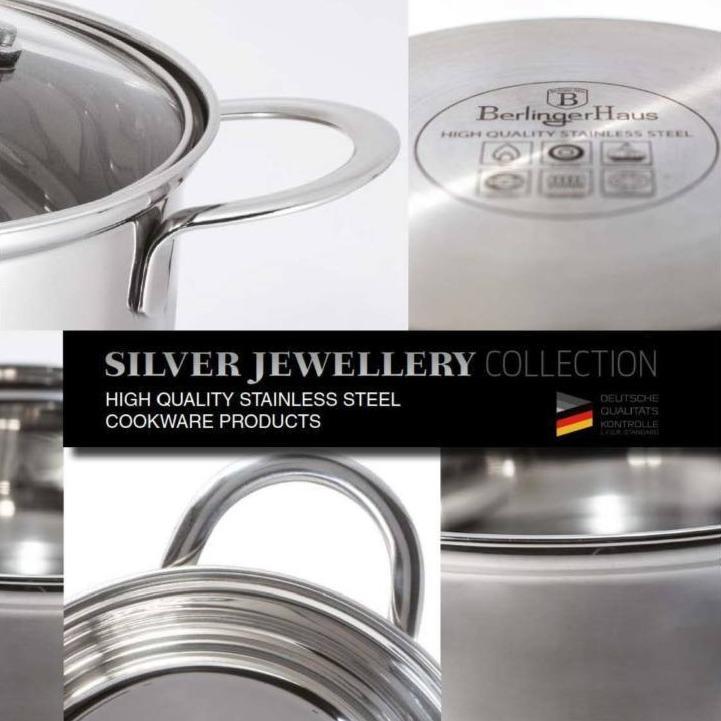 Berlinger Haus 12-dílná Sada Nádob z Nerezové Oceli, Silver Jewellery Collection | -80% Akce na Šperky