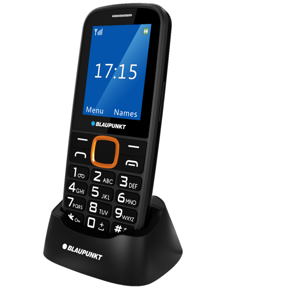 Blaupunkt Mobilní telefon - s funkcí SOS, žlutý | -80% Akce na Šperky