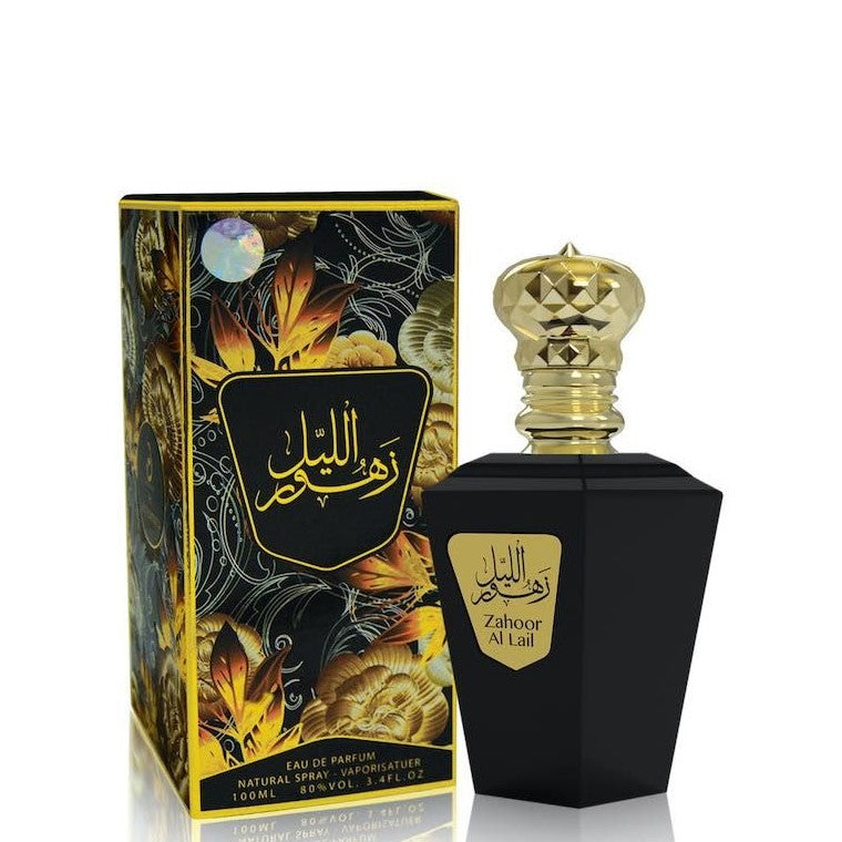 100 ml Eau de Parfume Zahoor Al Lail Sladká Vanilková Ovocná Vůně pro Muže a Ženy | -80% Akce na Šperky